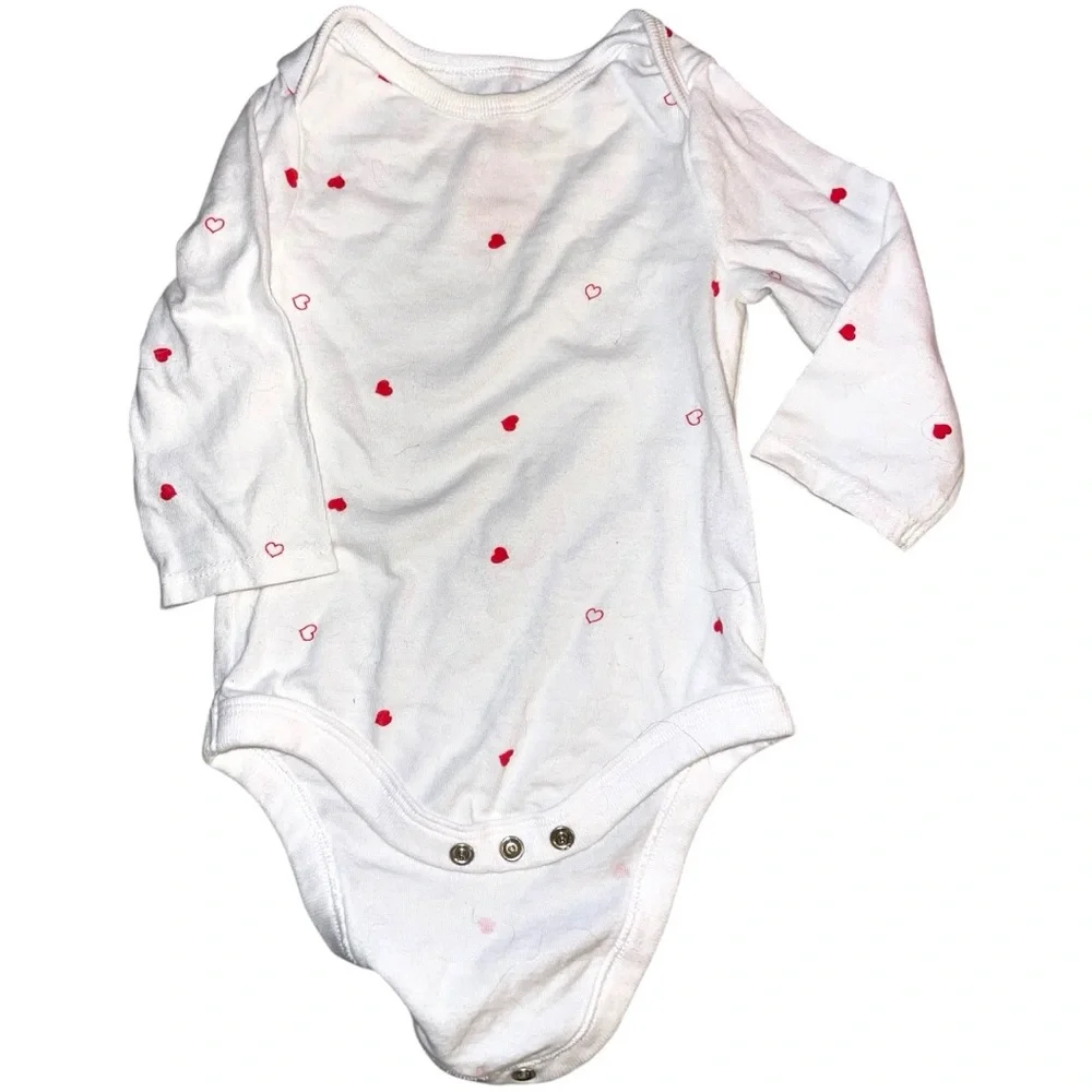 Cat & Jack Baby Girl 3 Piece Set - 3-6M - Pink Sweatpants, Sweatshirt, LS Onesie